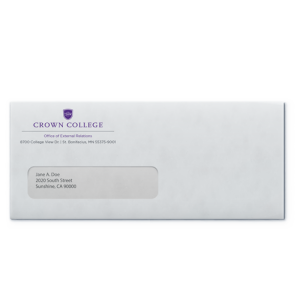 #10 Window Envelope - Office of External Relations